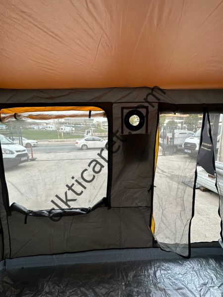 CLK 3x3 40 mm Profil Katlanır Gazebo Portatif  Kamp Çadır Antrasit Gri Haki Askeri Yeşil