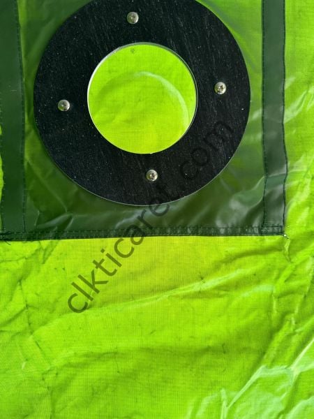 CLK 3x3 40 mm Profil Katlanır Gazebo Portatif Kamp Çadır Haki Yeşil Kamuflaj Detay Sarı