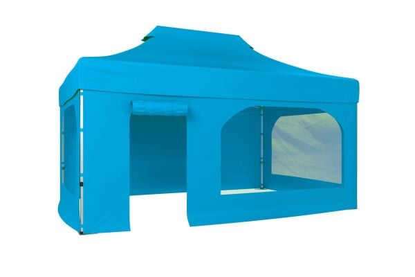 CLK 2,5x3,75 40 mm Katlanabilir Tente Gazebo Çadır Gazebo Çadır 2 Yan Pencereli 1 Yan Aksesuarsız 1 Yan Kapı ve Pencereli