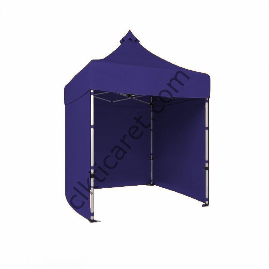 CLK 2x2 Katlanabilir Tente Gazebo Portatif Çadır 3 Yan Kapalı Lacivert