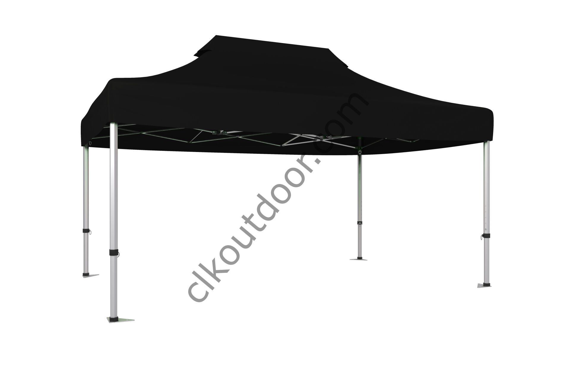 CLK 4x6 40 mm Katlanabilir Tente Portatif Gazebo Çadır Siyah