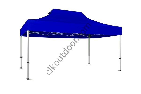 CLK 4x6 40 mm Katlanabilir Tente Portatif Gazebo Çadır Saks Mavi