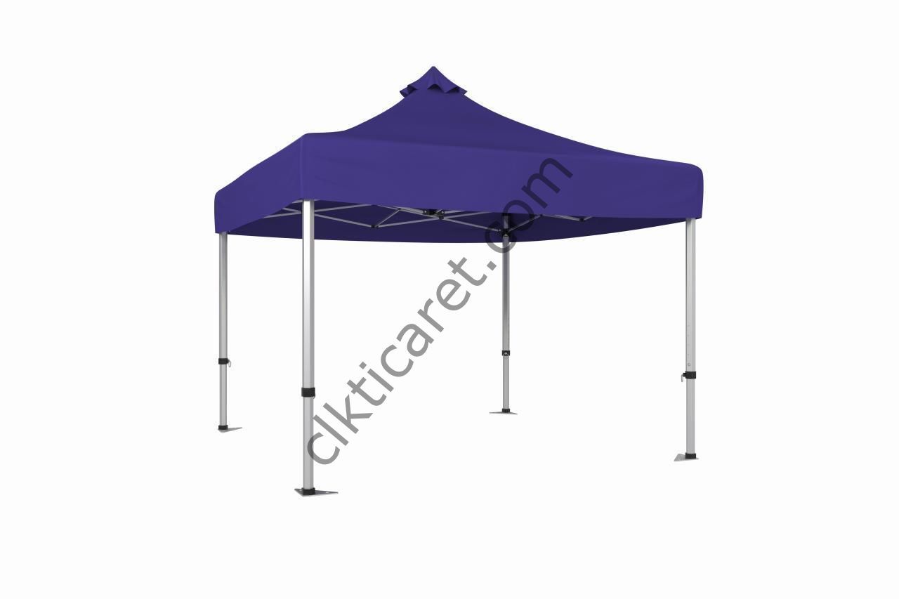 CLK 3x3 mt 40mm Alüminyum Katlanabilir Tente Portatif Gazebo Çadır Lacivert