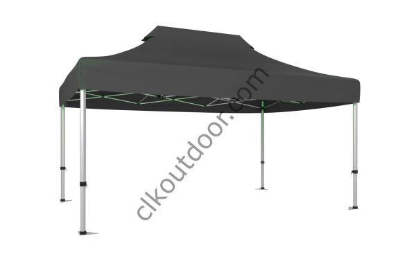 CLK 4x6 40 mm Katlanabilir Tente Portatif Gazebo Çadır Gri