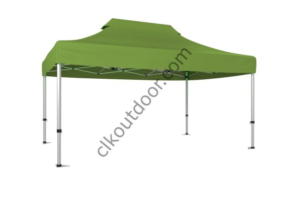 CLK 4x6 40 mm Katlanabilir Tente Portatif Gazebo Çadır Haki Askeri Yeşil