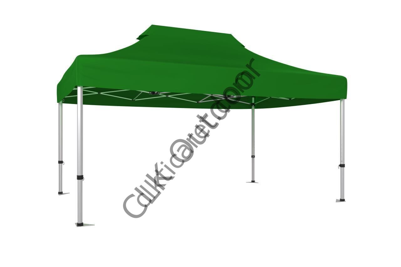 CLK 2x3 mt 40 mm Katlanabilir Tente Gazebo Çadır Benetton Yeşil