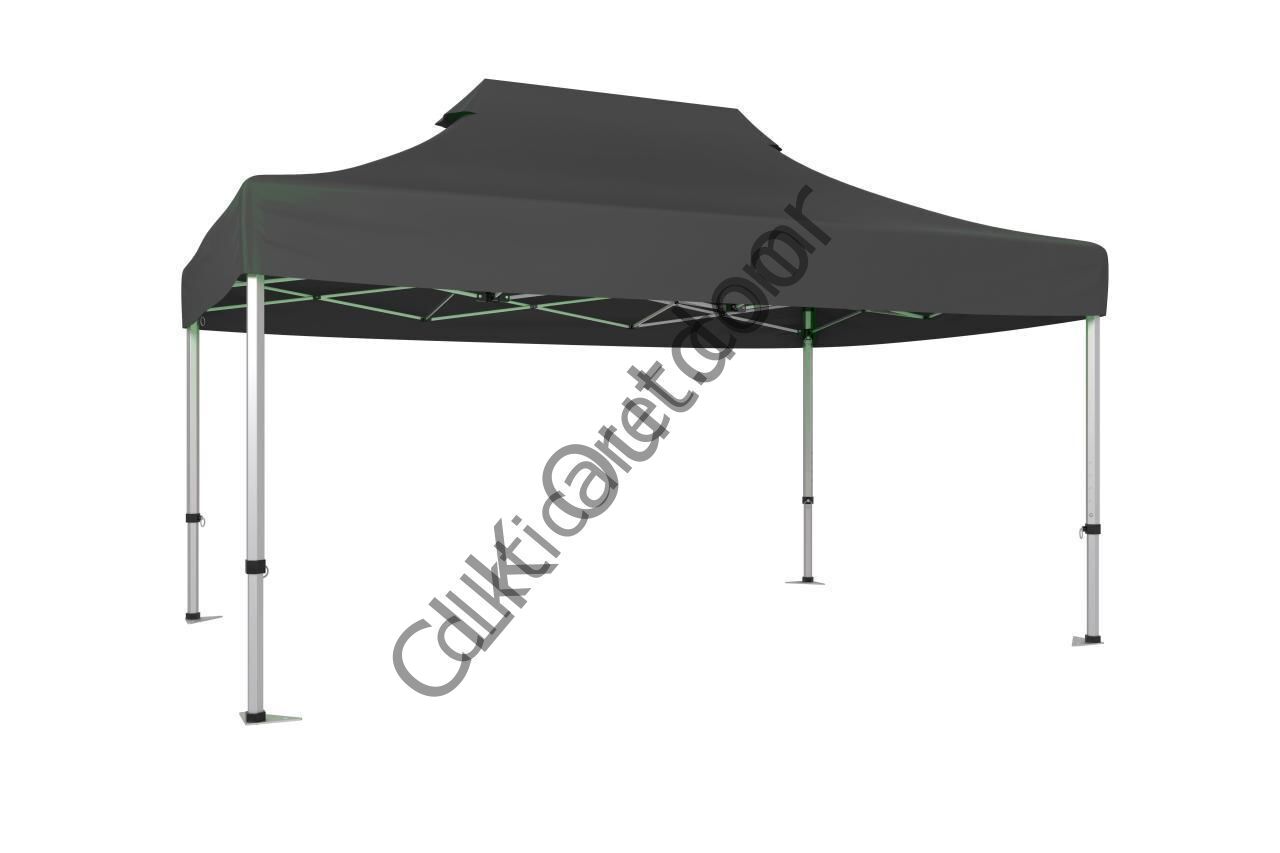 CLK 2x3 mt 40 mm Katlanabilir Tente Gazebo Çadır Gri