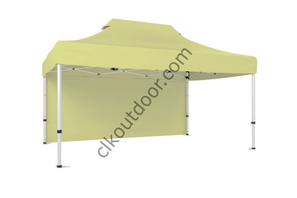 CLK 4x6 40 mm Katlanabilir Tente Gazebo Çadır Gazebo Çadır Arkası Kapalı Krem