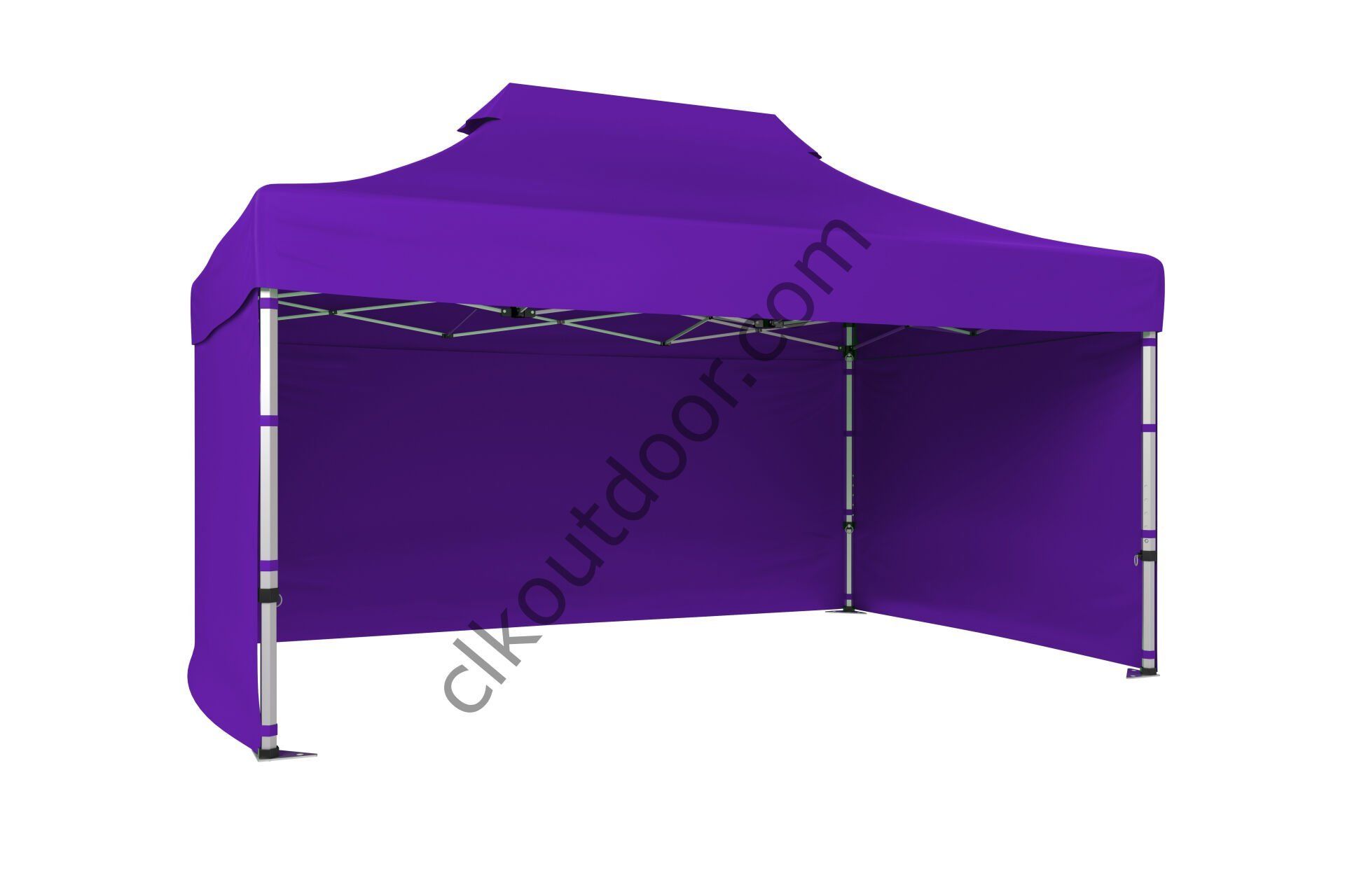 CLK 4x6 40 mm Katlanabilir Tente Gazebo Çadır Gazebo Çadır 3 Yan Kapalı Mor
