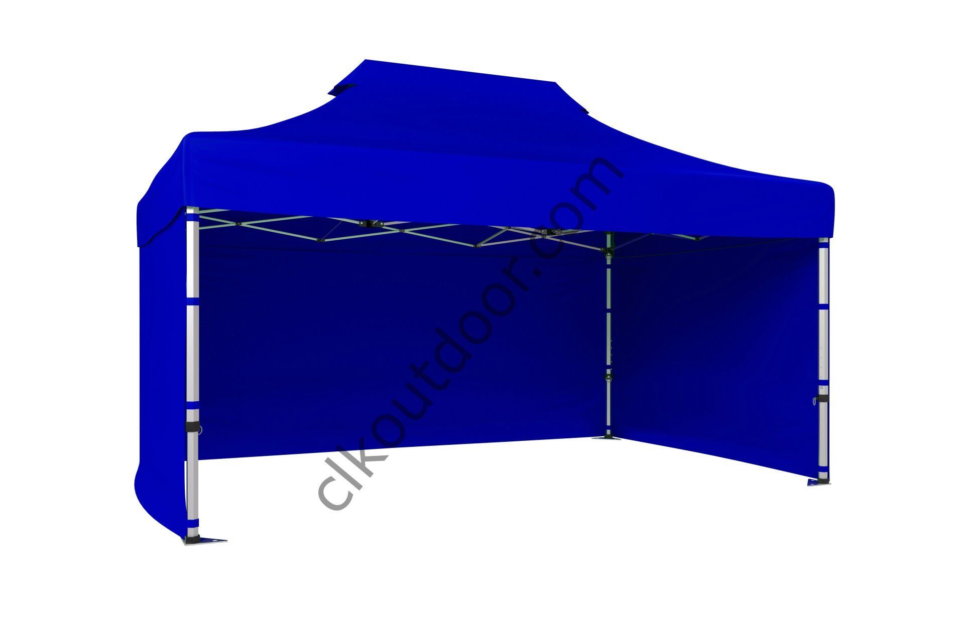 CLK 4x6 40 mm Katlanabilir Tente Gazebo Çadır Gazebo Çadır 3 Yan Kapalı Saks Mavi