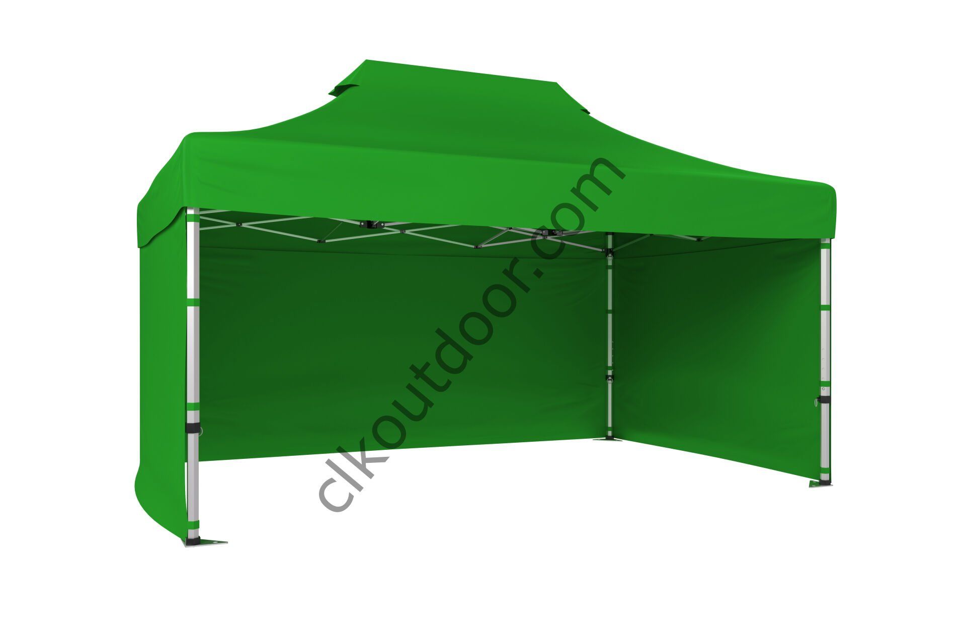 CLK 4x6 40 mm Katlanabilir Tente Gazebo Çadır Gazebo Çadır 3 Yan Kapalı Benetton Yeşil
