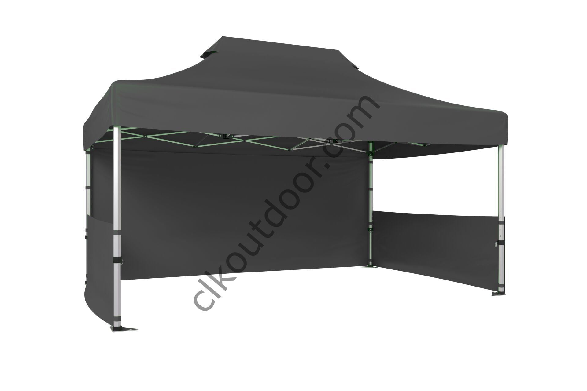 CLK 4x6 40 mm Katlanabilir Tente Gazebo Çadır Gazebo Çadır 1 Tam Duvar 2 Yarım Duvar Gri