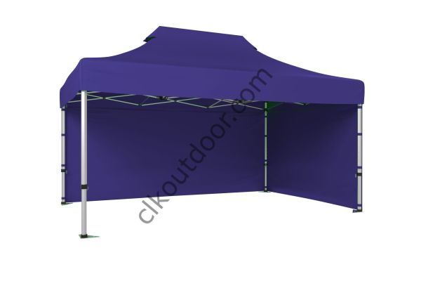 CLK 4x6 40 mm Katlanabilir Tente Gazebo Çadır Gazebo Çadır 2 Yan Kapalı Lacivert