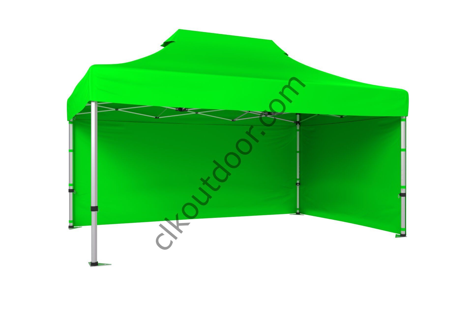 CLK 4x6 40 mm Katlanabilir Tente Gazebo Çadır Gazebo Çadır 2 Yan Kapalı Açık Yeşil