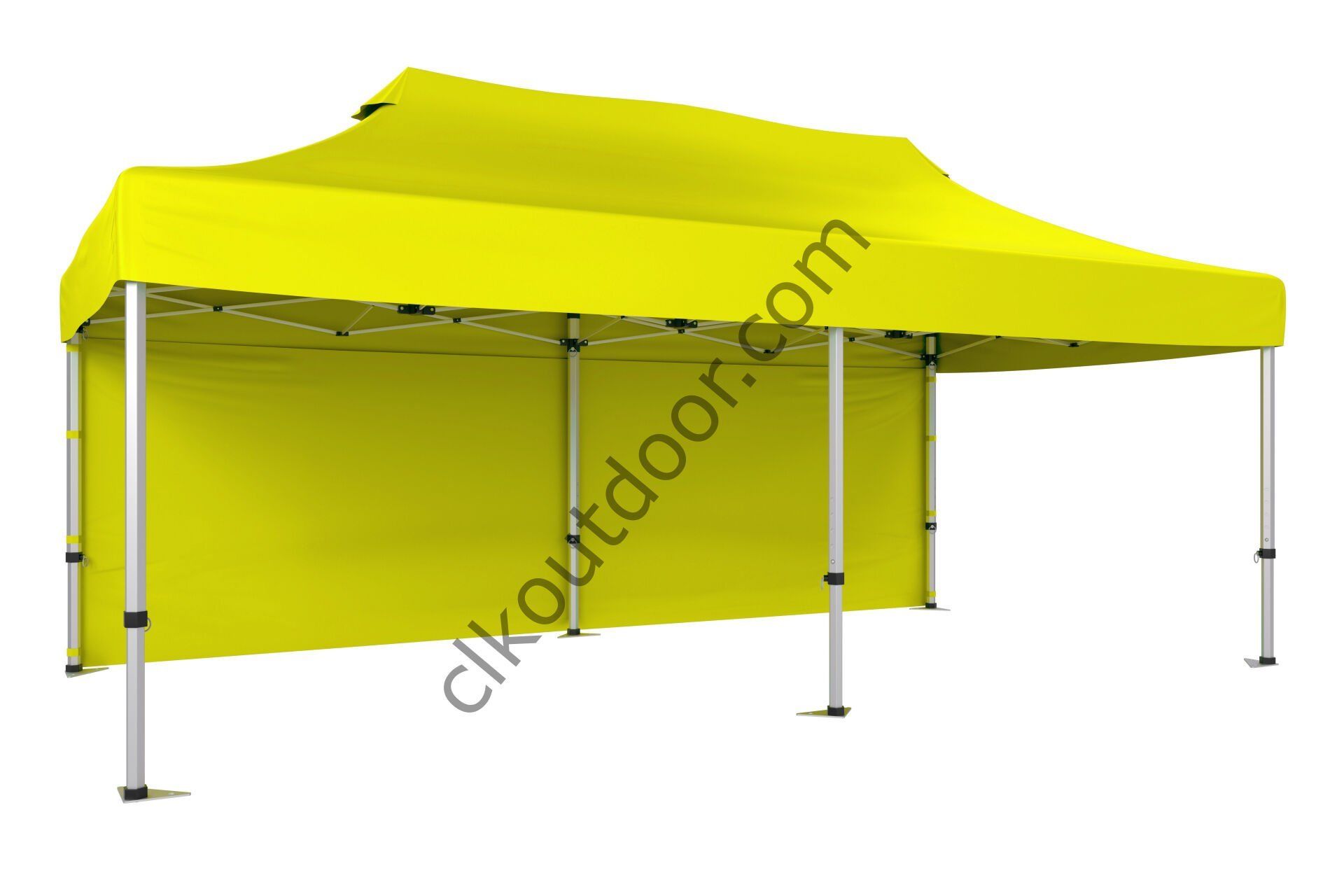 CLK 4x8 40 mm Katlanabilir Tente Gazebo Çadır Gazebo Çadır Arkası Kapalı Sarı