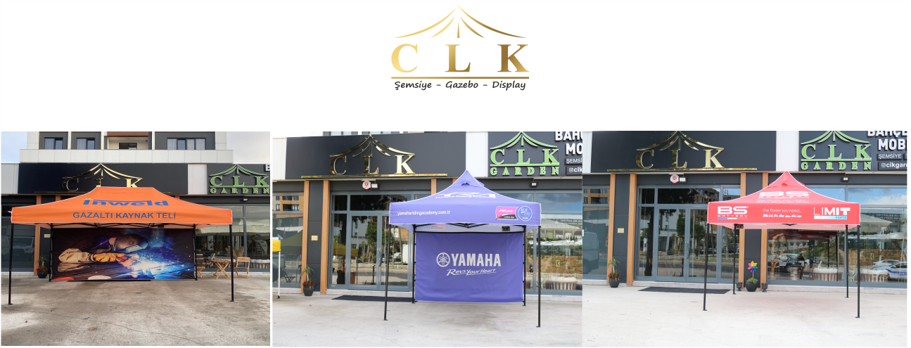 Dijital Baskılı Gazebo Tenteler